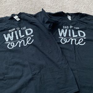 Mom/Dad of the Wild One tshirts